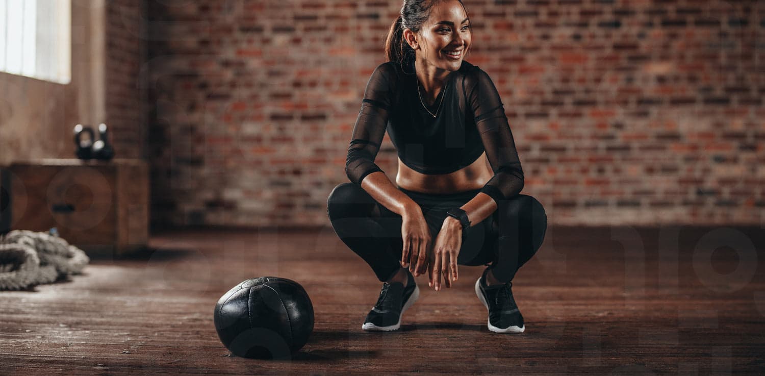 Fitness professional with jump rope